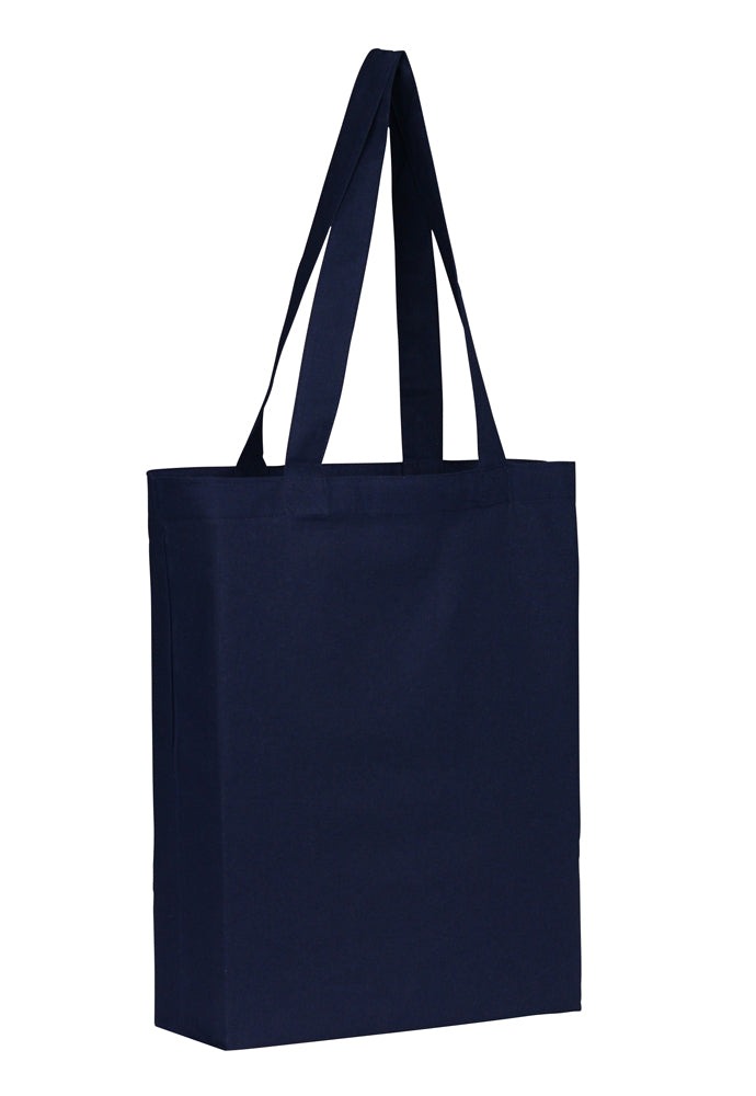 Cotton Tote With Base Gusset Only - Navy - CTN-TT-NV-BTM | Main Unbranded